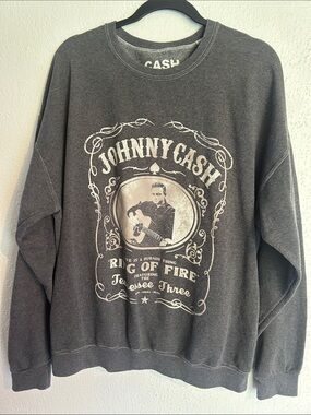 Graphic Men’s Sweatshirt - Charcoal Gray